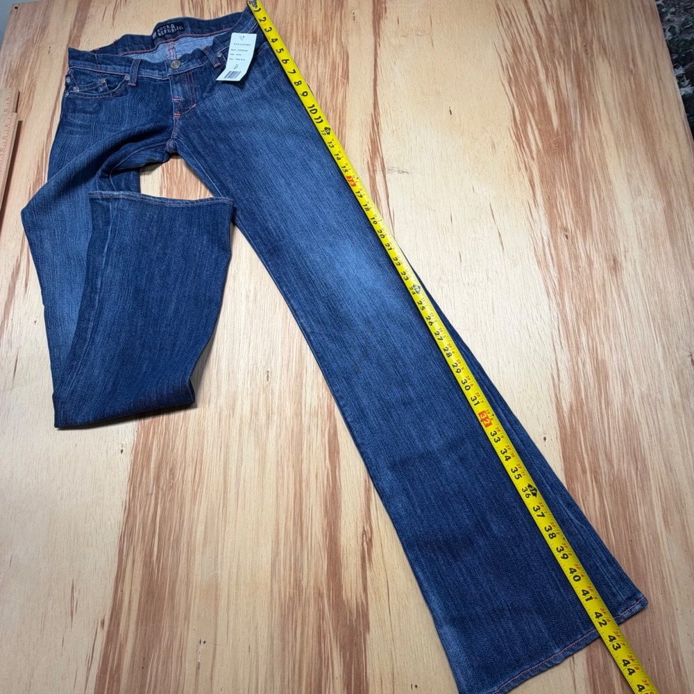 Rock & Republic Jagger Jeans Size 27 Bootcut Dark Wash NWT - Picture 4 of 13